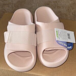 CROCS Pink Slide Sandals